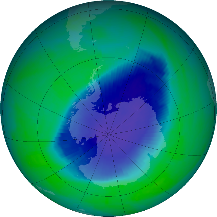 Ozone Map 1999-12-01